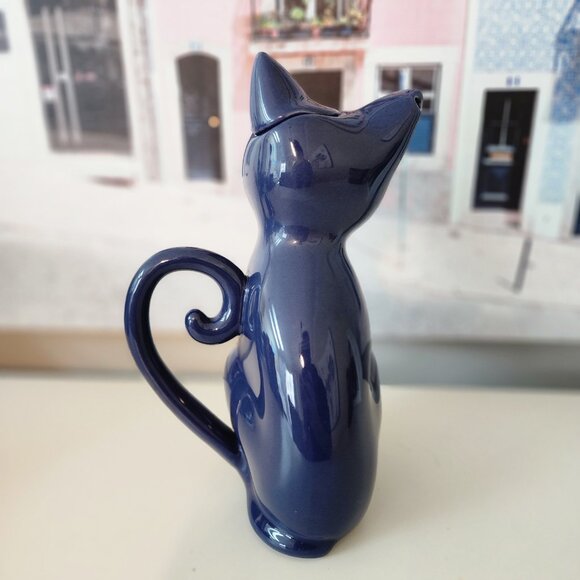 Anime Ceramic Cat Teapot - Sailor Moon Luna - Purple - Picture 4 of 7